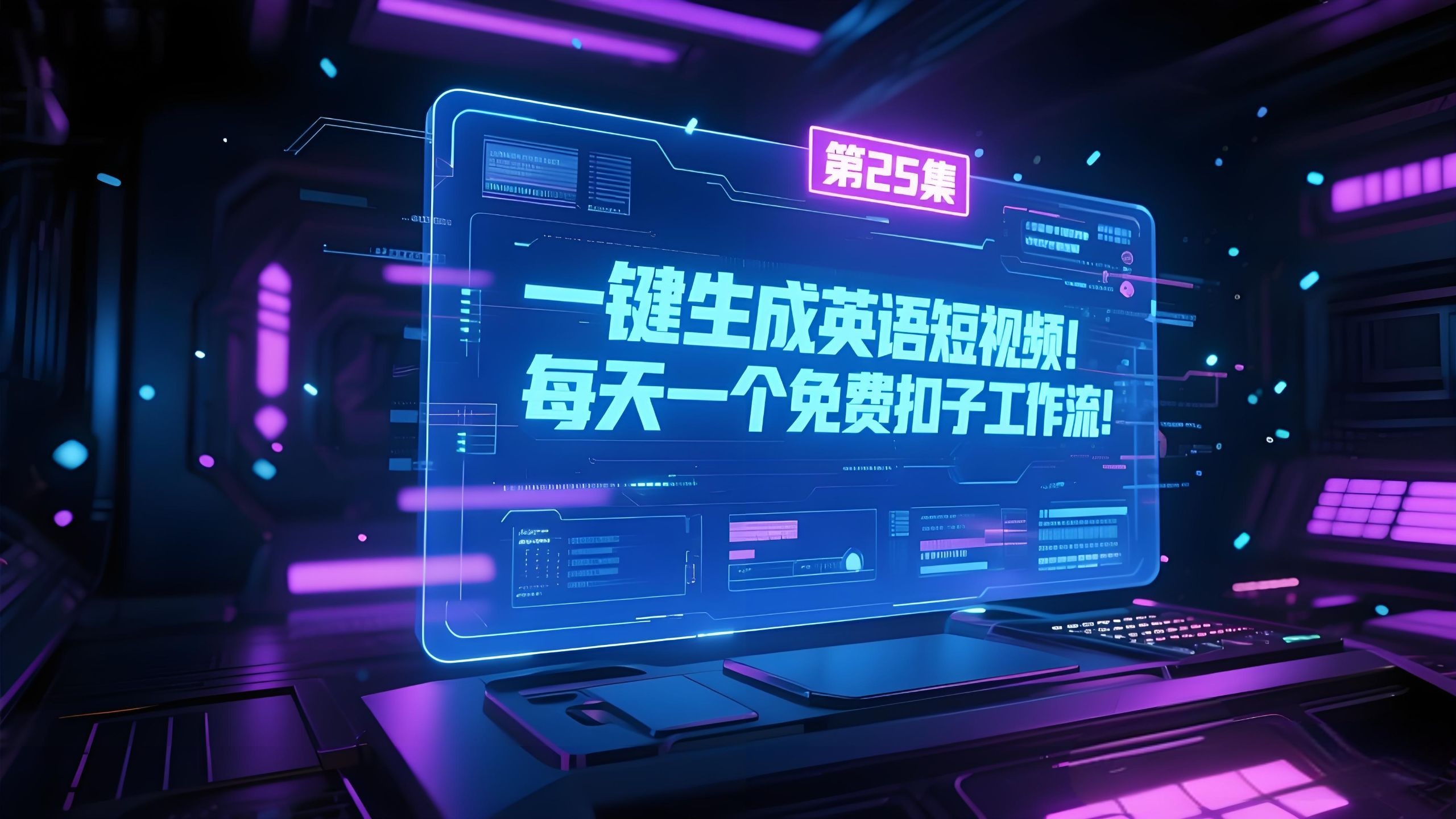 一键生成英语短视频！每天一个免费扣子工作流！ 
